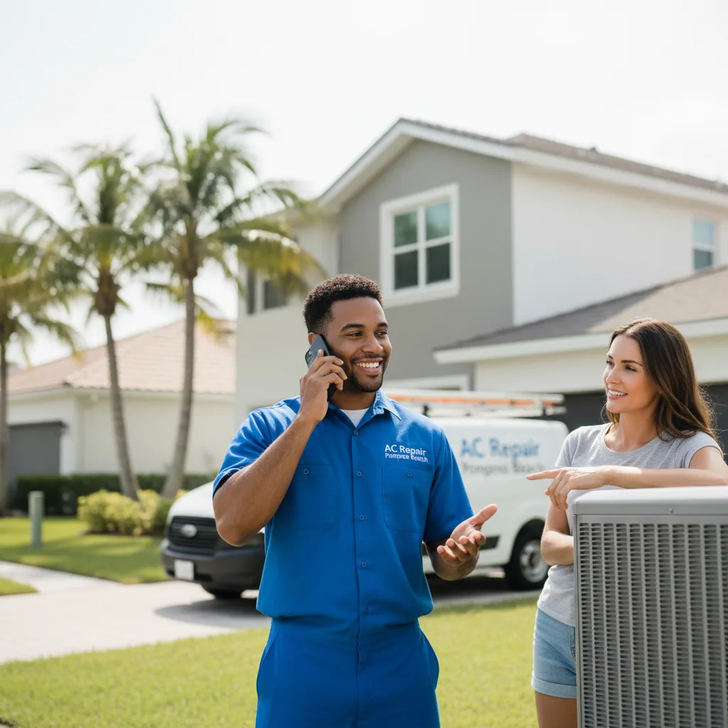 AC Repair Pompano Beach customer support in Hustontown